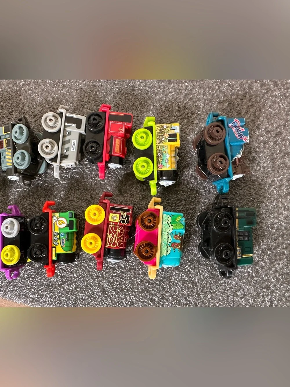 Thomas The Train & Friends Micro Trains Minis Lot  of 16 Retro Miniatures